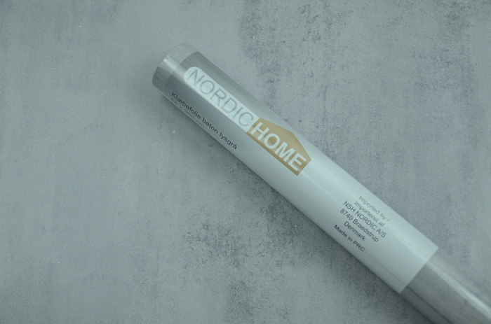 Dekorfolie selvklebende lys betong - 65 x 200 cm